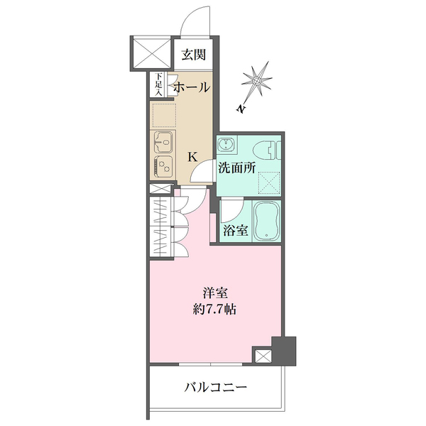 LUMEED AXAS鵜の木の間取図