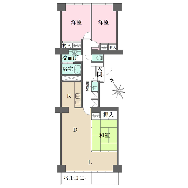 上野毛ハイムの間取図