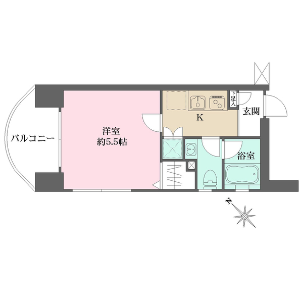 CQレジデンス多摩川の間取図