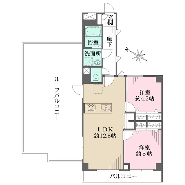 ライオンズマンション田園調布第2の間取図