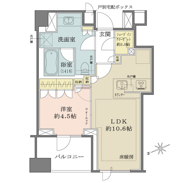 ザ・パークハウス目黒本町の間取図