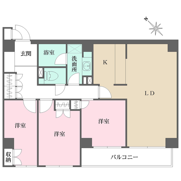 深沢ホームズの間取図
