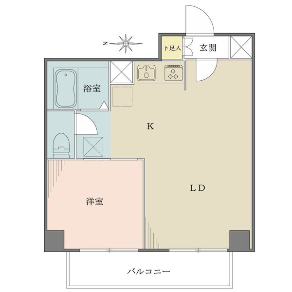 藤和半蔵門コープの間取図