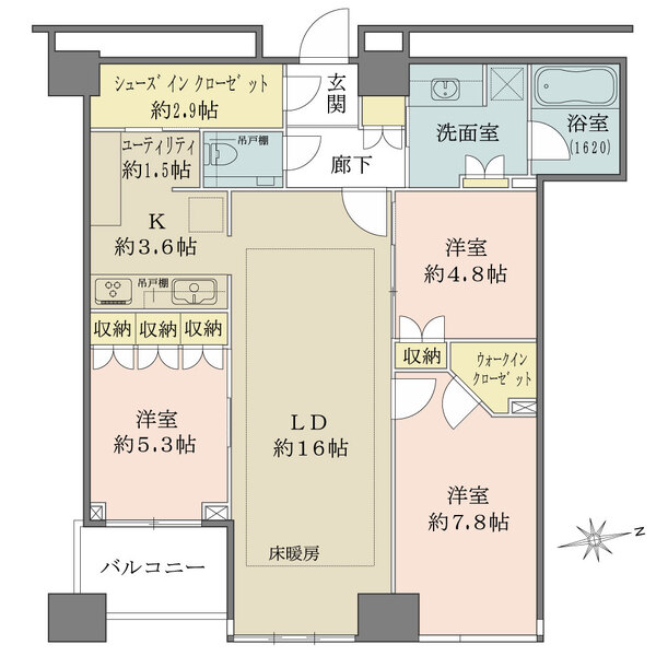 ザ・センター東京の間取図