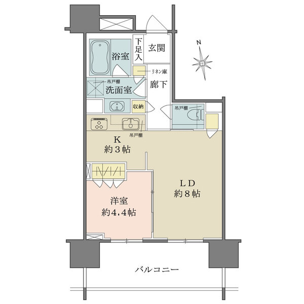 BELISTA文京関口の間取図