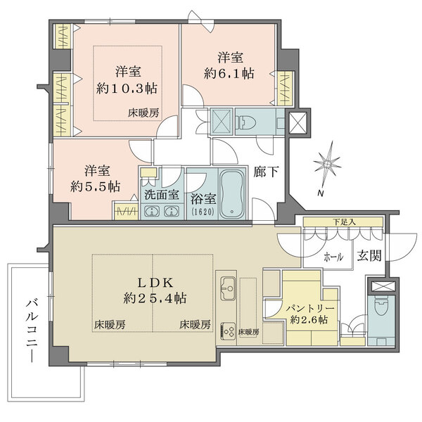 ホーマットイーストの間取図