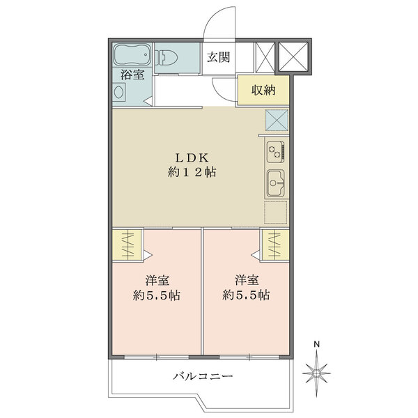 馬込コーポビアネーズの間取図