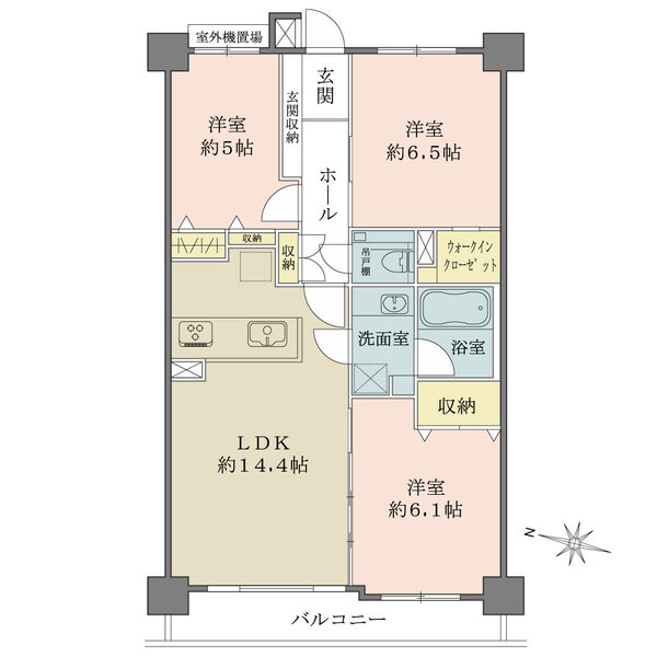 アルファホームズ池田山の間取図