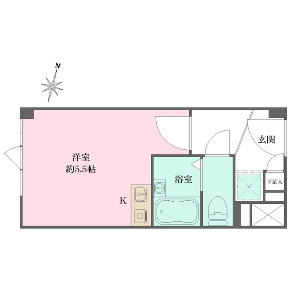 オリエントマンション品川の間取図