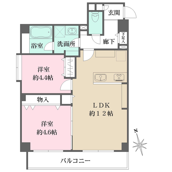 グランドヴィラ西大井の間取図