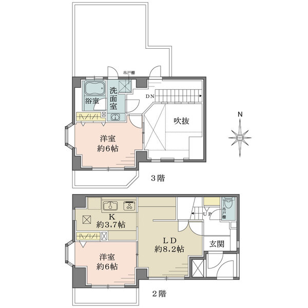 ガーデンホーム戸越銀座の間取図