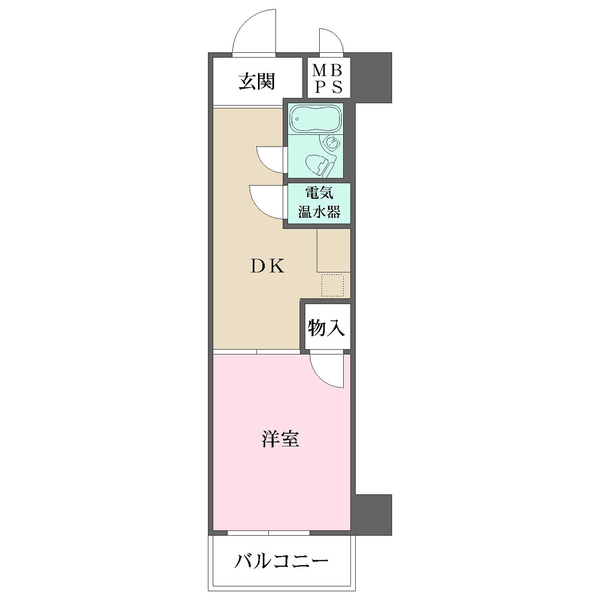 クレール五反田の間取図
