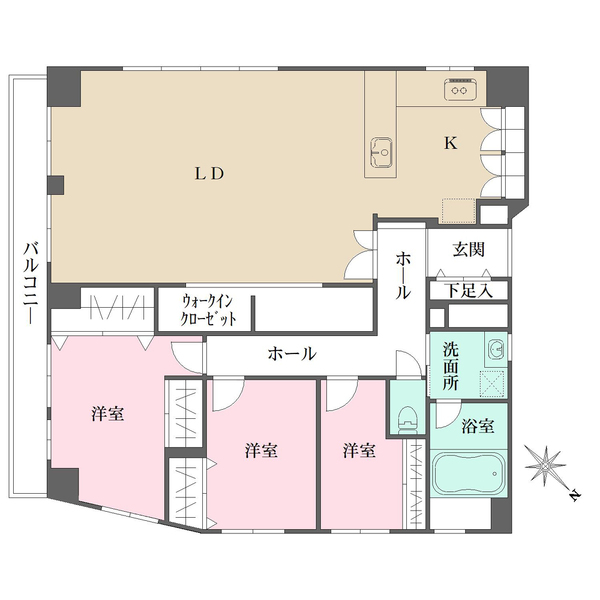 五反田ガーデンハイツの間取図