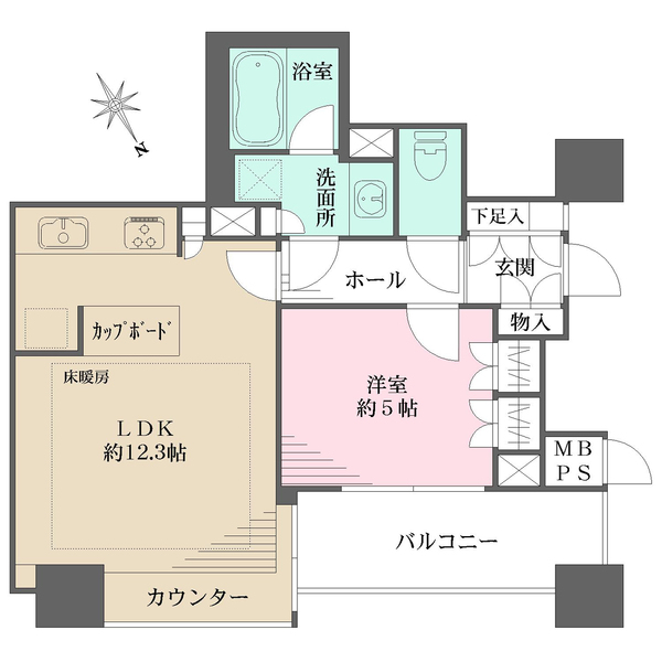 シティタワー大崎の間取図