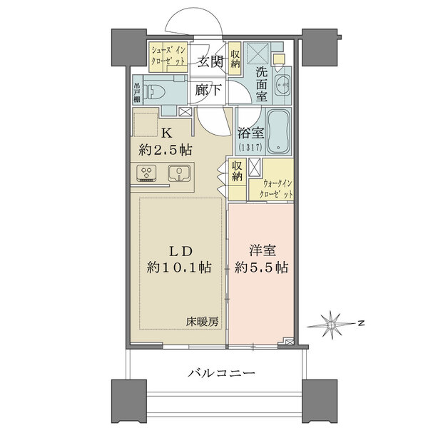 シティタワー銀座東の間取図