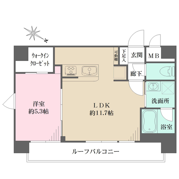 ガラ・ステージ日本橋の間取図