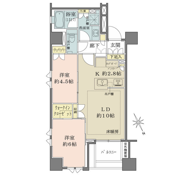 ブリリア新川一丁目の間取図