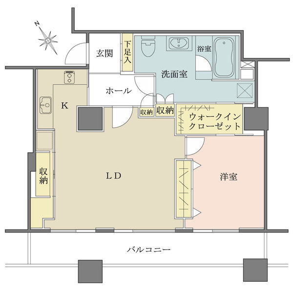 銀座タワーの間取図