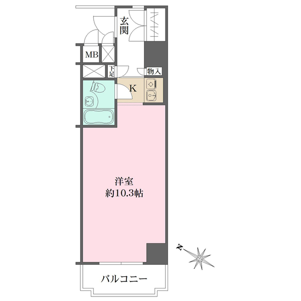 藤和新川コープの間取図