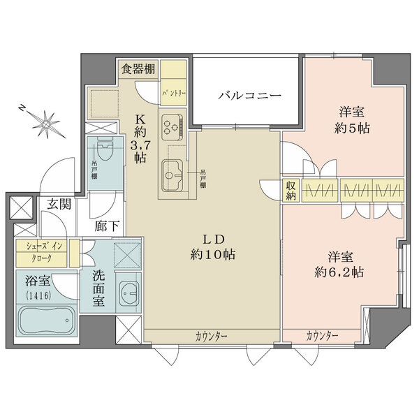 BELISTA日本橋小伝馬町の間取図