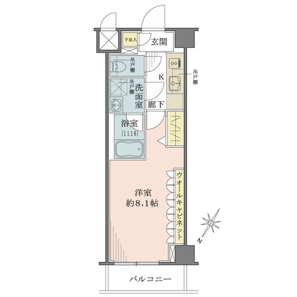 ブライズ中野南台の間取図