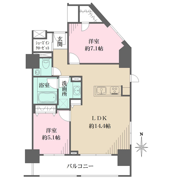 レグノ・セレーノの間取図