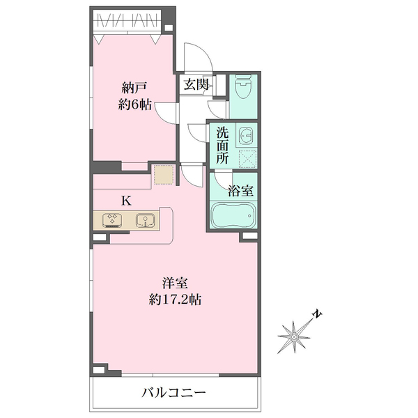 ラ・アトレ西新宿の間取図