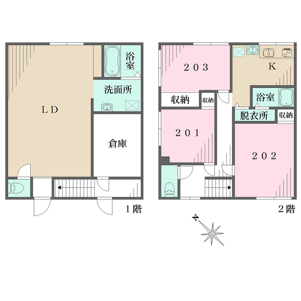 medium物件間取図