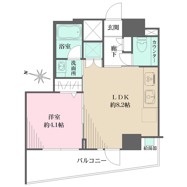ヴィンテージ中野の間取図