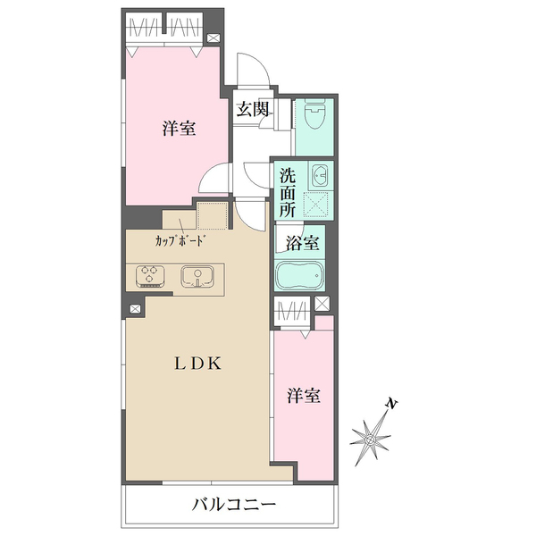 ラ・アトレ西新宿の間取図