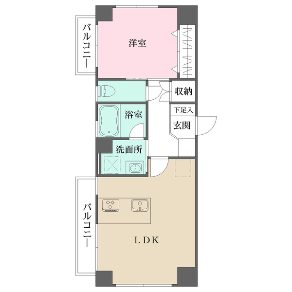 パルク西新宿の間取図