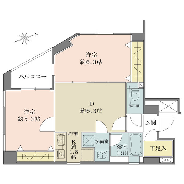 ホームズ飯田橋の間取図