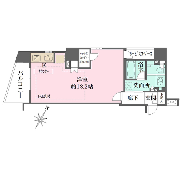 BELISTA茗荷谷の間取図