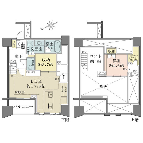 ザ・パークハウス南麻布の間取図