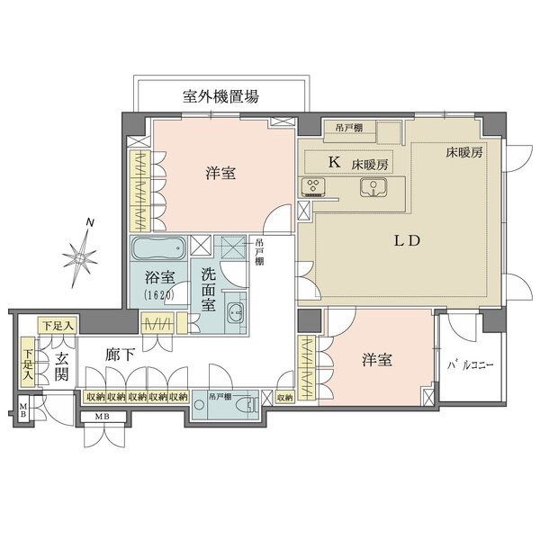 パークハウス赤坂新坂の間取図