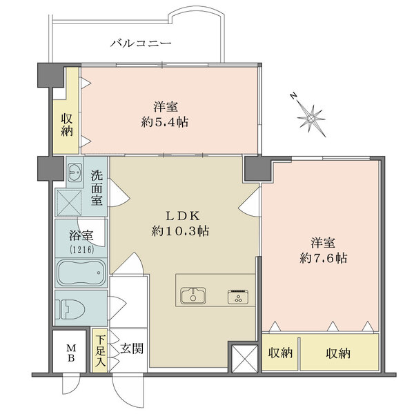 ルイマーブル乃木坂の間取図
