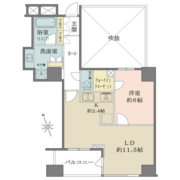 グランスイート虎ノ門の間取図