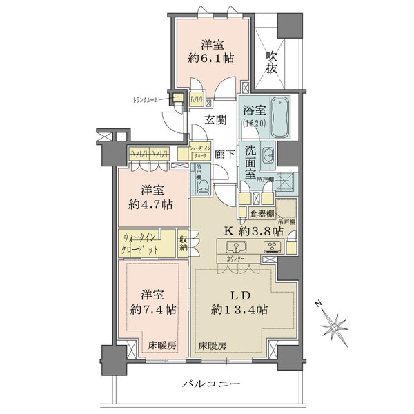 ブランズ白金台5丁目の間取図