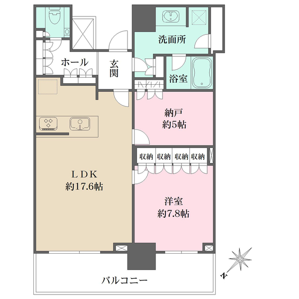 ザ・タワー横浜北仲の間取図
