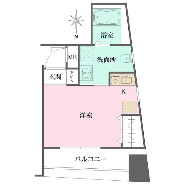 グリフィン横浜・ファーストステージの間取図