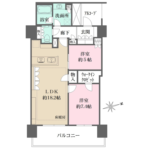 BLUE HARBOR TOWER（ブルーハーバータワー）みなとみらいの間取図