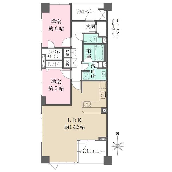 グランスイート横濱山手の間取図