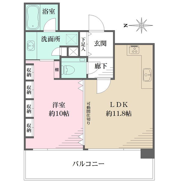 M.M.TOWERS　the　Westの間取図