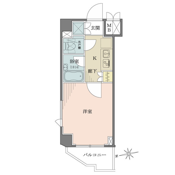 ルーブル二子多摩川の間取図