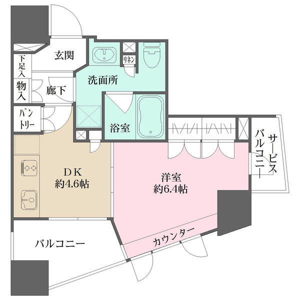 ユニーブル杉並高円寺の間取図
