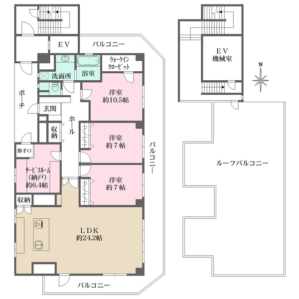 藤和シティコープ高円寺南の間取図