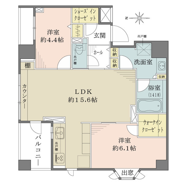 ライオンズプラザ武蔵関リュイールの間取図