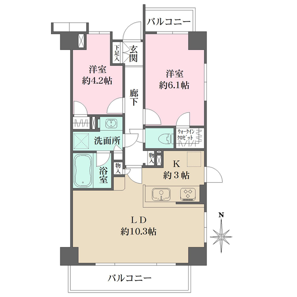 藤和シティコープ東高円寺の間取図