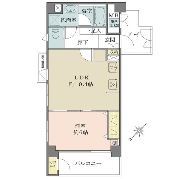 ネバーランド荻窪アヴァンセの間取図