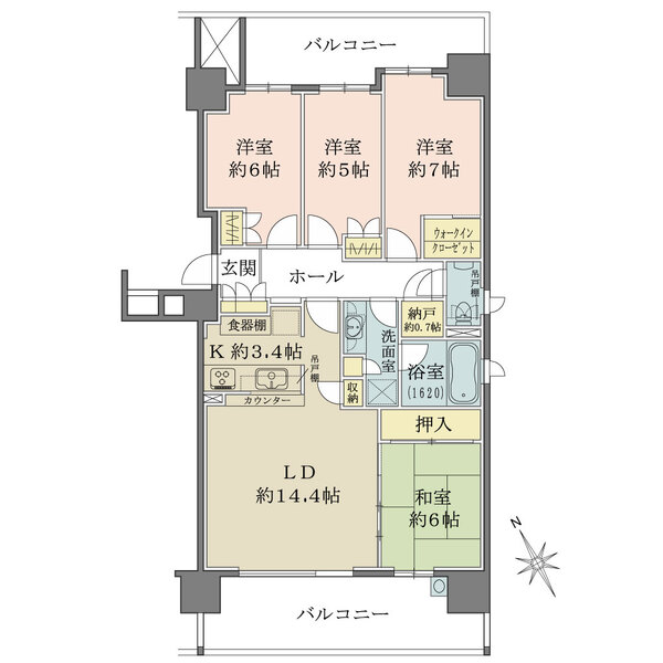志木ガーデンヒルズの間取図